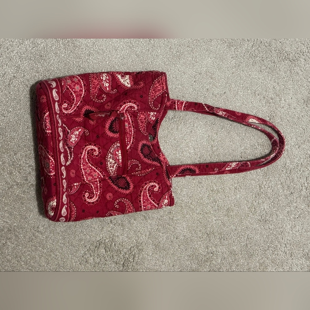 Paisley Red Tote Bag